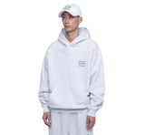 NOMANUAL(ノーマニュアル) BITCOIN GROUP HOODIE - WHITE MELANGE