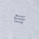 NOMANUAL(ノーマニュアル) BITCOIN GROUP HOODIE - WHITE MELANGE