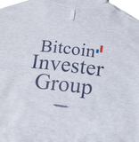 NOMANUAL(ノーマニュアル) BITCOIN GROUP HOODIE - WHITE MELANGE
