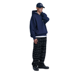 NOMANUAL(ノーマニュアル) BITCOIN GROUP HOODIE - NAVY