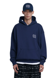 NOMANUAL(ノーマニュアル) BITCOIN GROUP HOODIE - NAVY