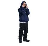 NOMANUAL(ノーマニュアル) BITCOIN GROUP HOODIE - NAVY