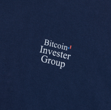 NOMANUAL(ノーマニュアル) BITCOIN GROUP HOODIE - NAVY