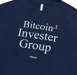 NOMANUAL(ノーマニュアル) BITCOIN GROUP HOODIE - NAVY