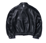 NOMANUAL(ノーマニュアル) NF LEATHER JACKET - BLACK