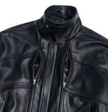 NOMANUAL(ノーマニュアル) NF LEATHER JACKET - BLACK