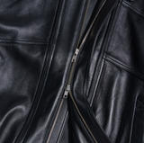 NOMANUAL(ノーマニュアル) NF LEATHER JACKET - BLACK