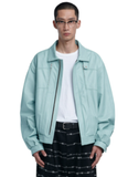 NOMANUAL(ノーマニュアル) NF LEATHER JACKET - NEO MINT