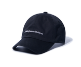 NOMANUAL(ノーマニュアル)  SLOGAN BALL CAP - BLACK