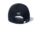 NOMANUAL(ノーマニュアル)  SLOGAN BALL CAP - BLACK
