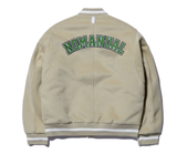 NOMANUAL(ノーマニュアル)  TAYLOR VARSITY JACKET - BEIGE