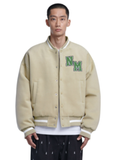 NOMANUAL(ノーマニュアル)  TAYLOR VARSITY JACKET - BEIGE