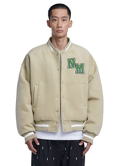 NOMANUAL(ノーマニュアル) TAYLOR VARSITY JACKET - BEIGE