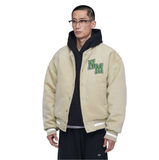 NOMANUAL(ノーマニュアル)  TAYLOR VARSITY JACKET - BEIGE