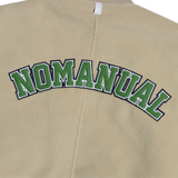 NOMANUAL(ノーマニュアル)  TAYLOR VARSITY JACKET - BEIGE