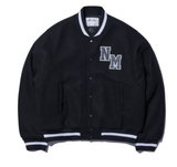 NOMANUAL(ノーマニュアル)  TAYLOR VARSITY JACKET - BLACK