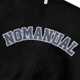 NOMANUAL(ノーマニュアル)  TAYLOR VARSITY JACKET - BLACK