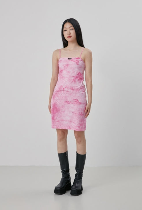 curetty (キュリティー)  C TIE DYE MIDI DRESS_PINK