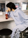 curetty (キュリティー)  C BIG LOGO RHINESTONE SWEATPANTS_SKY BLUE