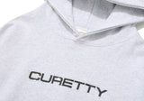 curetty (キュリティー)  C LOGO RHINESTONE HOODIE_LIGHT GREY