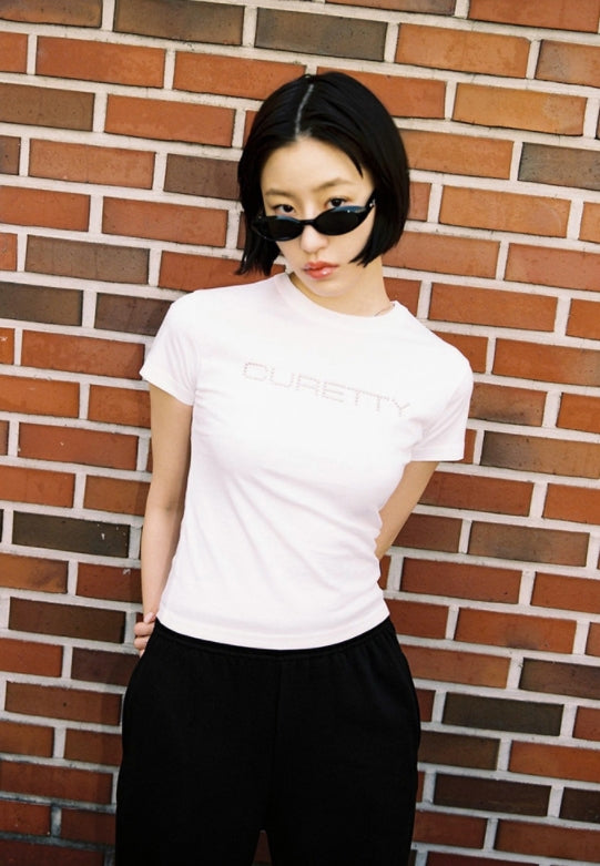 curetty (キュリティー) C LOGO CONVEX T-SHIRT_WHITE