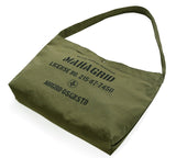 mahagrid (マハグリッド) CANVAS STENCIL SHOULDER BAG [OLIVE]