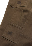 mahagrid (マハグリッド) DAMAGED CARPENTER PANT [BROWN]