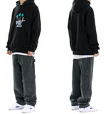 mahagrid (マハグリッド) MGD TAG MAN HOODIE [BLACK]