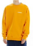 mahagrid (マハグリッド)  ORIGIN LOGO CREWNECK [MUSTARD]
