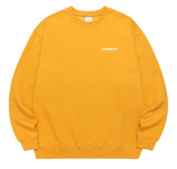 mahagrid (マハグリッド)  ORIGIN LOGO CREWNECK [MUSTARD]