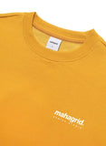 mahagrid (マハグリッド)  ORIGIN LOGO CREWNECK [MUSTARD]