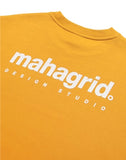 mahagrid (マハグリッド)  ORIGIN LOGO CREWNECK [MUSTARD]