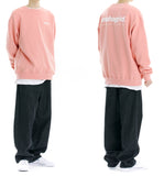 mahagrid (マハグリッド)  ORIGIN LOGO CREWNECK [PINK]