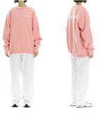 mahagrid (マハグリッド)  ORIGIN LOGO CREWNECK [PINK]