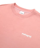 mahagrid (マハグリッド)  ORIGIN LOGO CREWNECK [PINK]