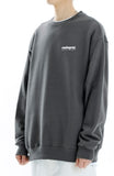 mahagrid (マハグリッド)  ORIGIN LOGO CREWNECK [CHARCOAL]