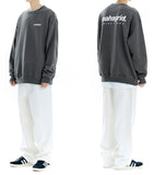 mahagrid (マハグリッド)  ORIGIN LOGO CREWNECK [CHARCOAL]