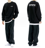 mahagrid (マハグリッド)  ORIGIN LOGO CREWNECK [BLACK]