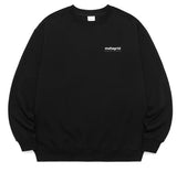 mahagrid (マハグリッド)  ORIGIN LOGO CREWNECK [BLACK]