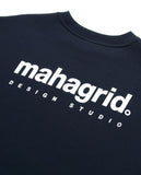 mahagrid (マハグリッド)  ORIGIN LOGO CREWNECK [NAVY]