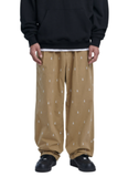 NOMANUAL(ノーマニュアル) NM VERTICAL PATTERN PANTS - BEIGE