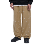 NOMANUAL(ノーマニュアル) NM VERTICAL PATTERN PANTS - BEIGE