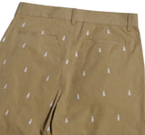 NOMANUAL(ノーマニュアル) NM VERTICAL PATTERN PANTS - BEIGE