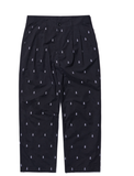 NOMANUAL(ノーマニュアル) NM VERTICAL PATTERN PANTS - BLACK