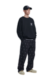 NOMANUAL(ノーマニュアル) NM VERTICAL PATTERN PANTS - BLACK