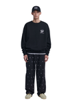 NOMANUAL(ノーマニュアル) NM VERTICAL PATTERN PANTS - BLACK