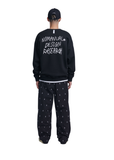 NOMANUAL(ノーマニュアル) NM VERTICAL PATTERN PANTS - BLACK