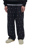 NOMANUAL(ノーマニュアル) NM VERTICAL PATTERN PANTS - BLACK