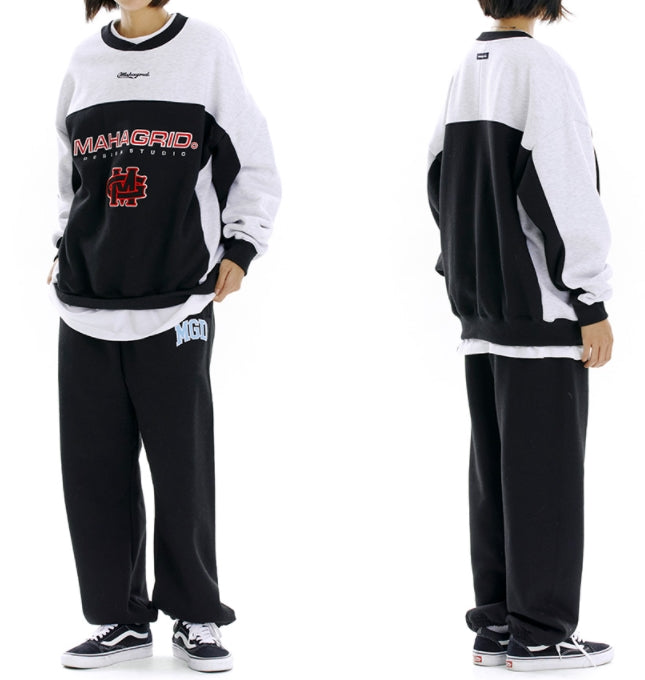 mahagrid (マハグリッド) LEAGUE PLAYER SWEATSHIRT [BLACK