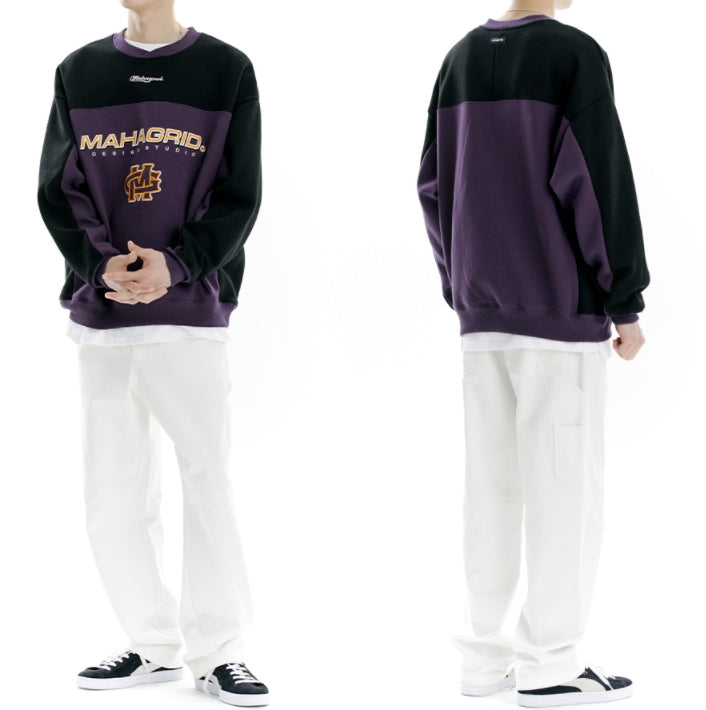 mahagrid (マハグリッド) LEAGUE PLAYER SWEATSHIRT [PURPLE